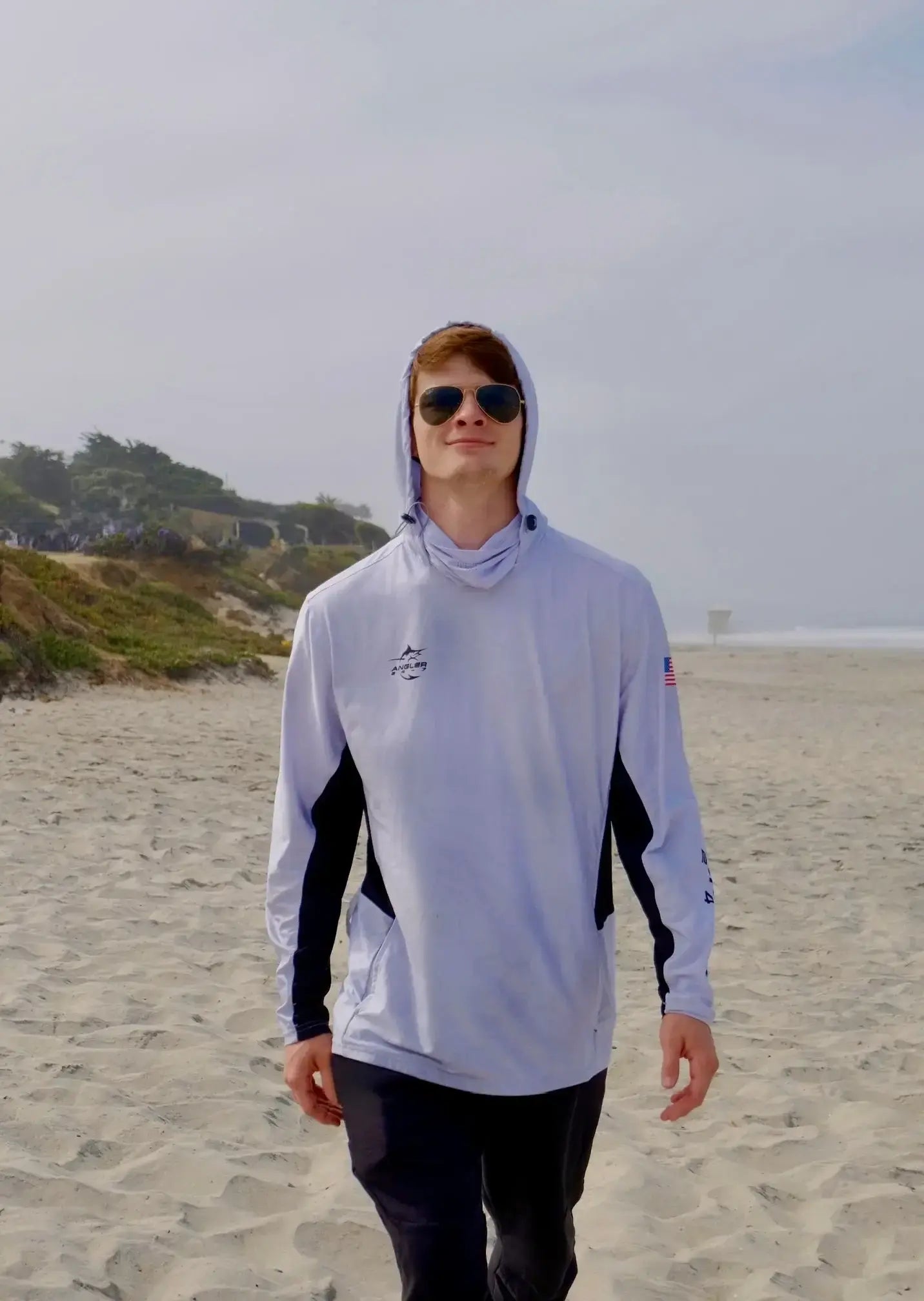 Angler 24-7 Gliding Gills UPF Sun Protection Fishing Hoodie