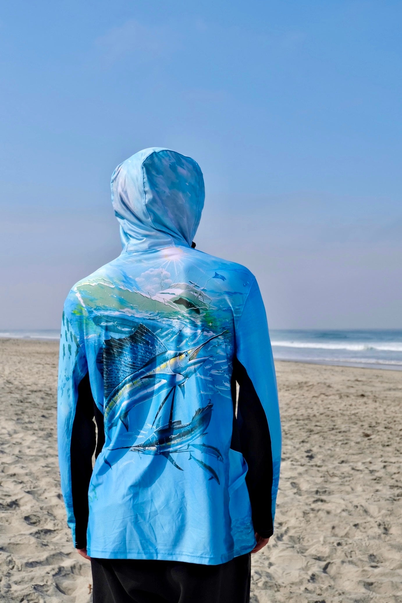 Angler 24-7 Reel Depths UPF Sun Protection Fishing Hoodie