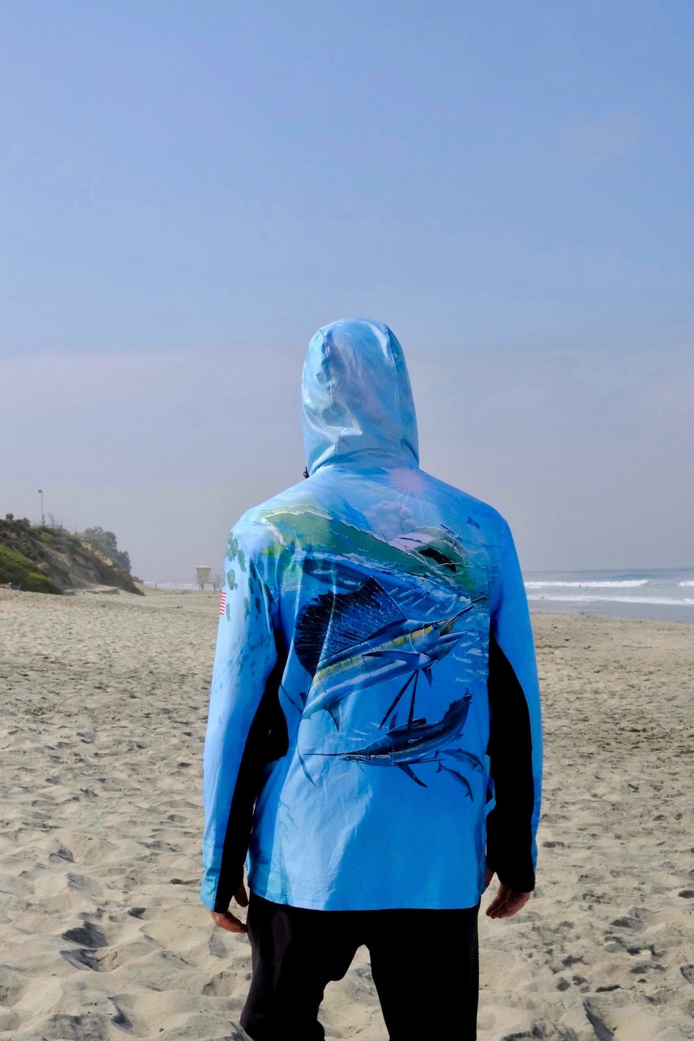 Angler 24-7 Reel Depths UPF Sun Protection Fishing Hoodie