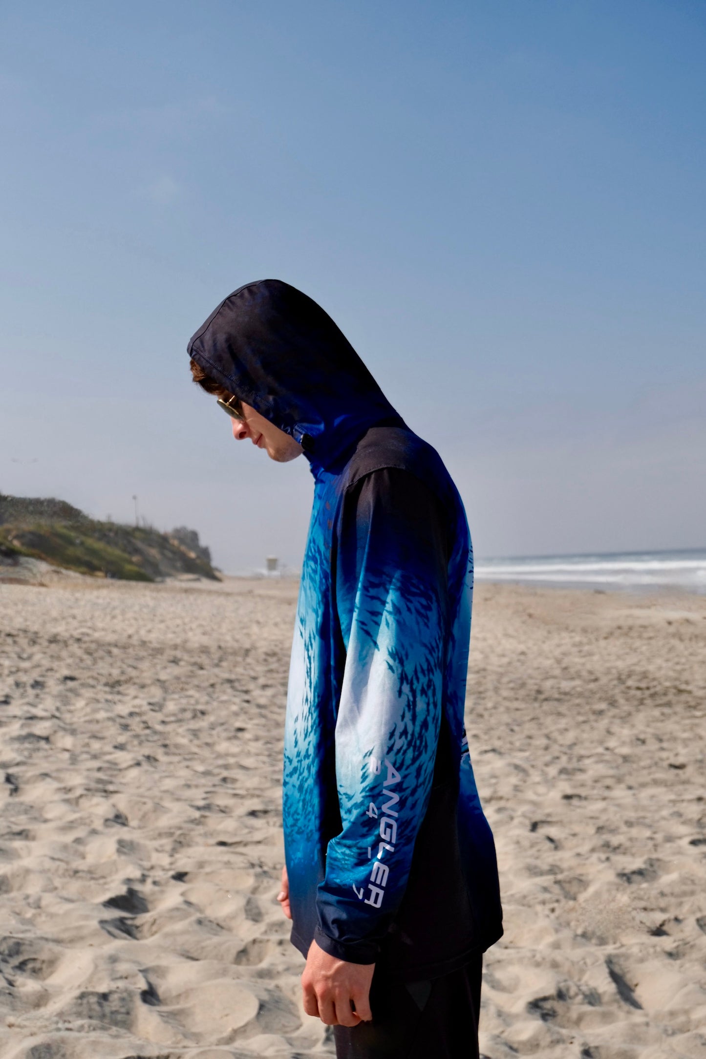 Angler 24-7 Fish Frenzy UPF Sun Protection Fishing Hoodie