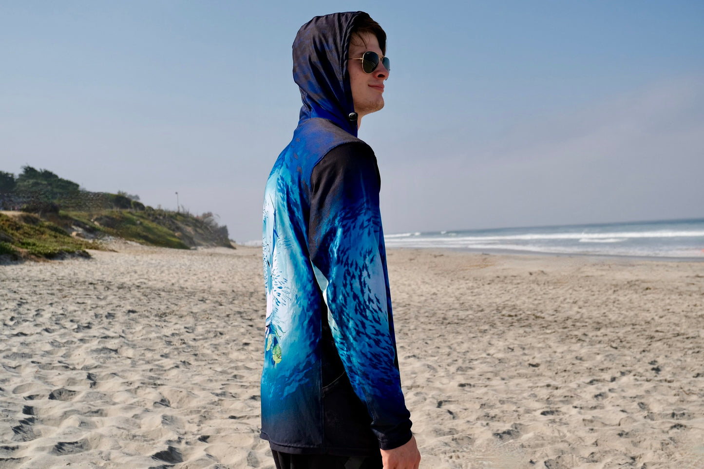 Angler 24-7 Fish Frenzy UPF Sun Protection Fishing Hoodie
