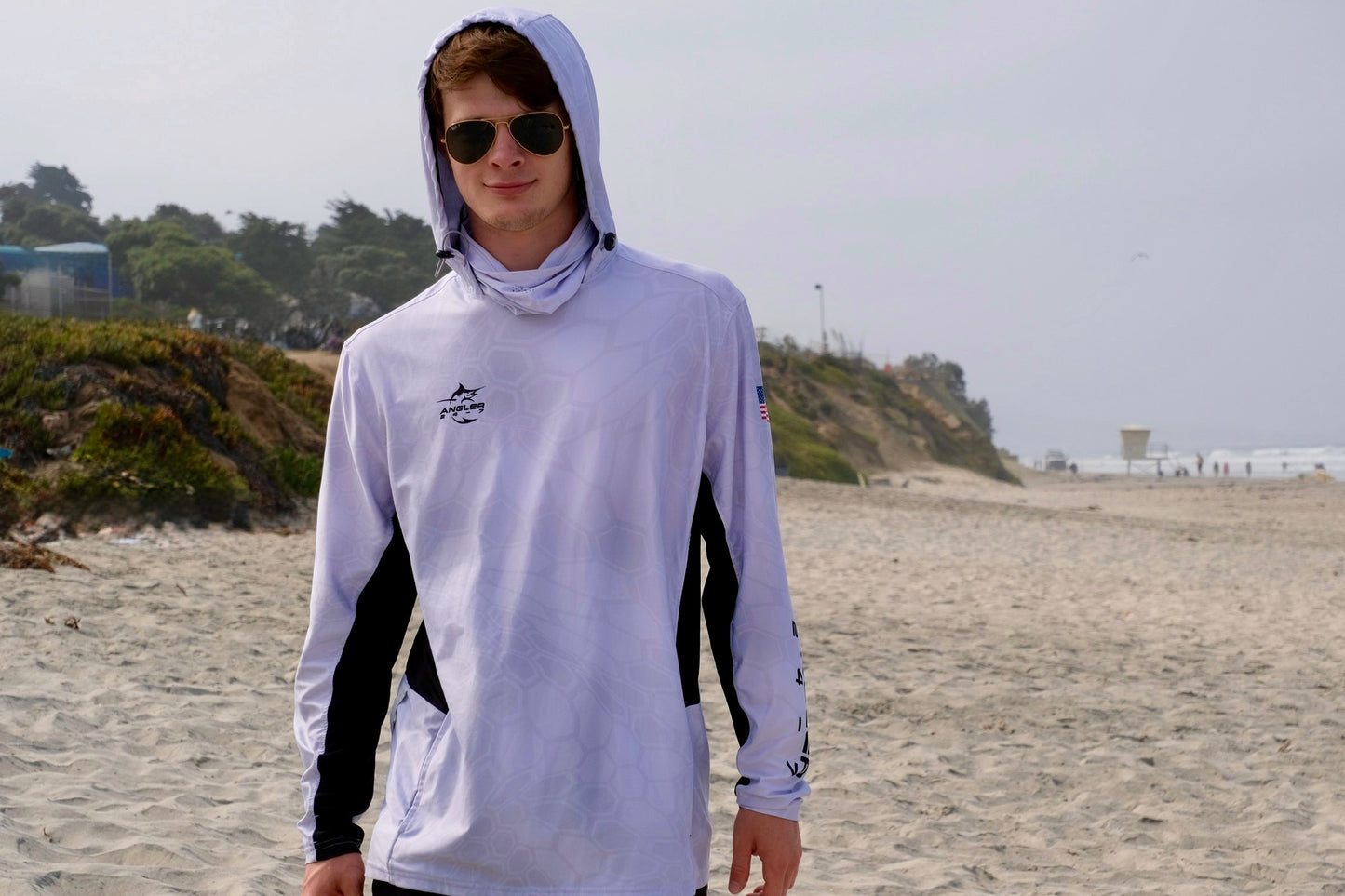 Angler 24-7 Gliding Gills UPF Sun Protection Fishing Hoodie