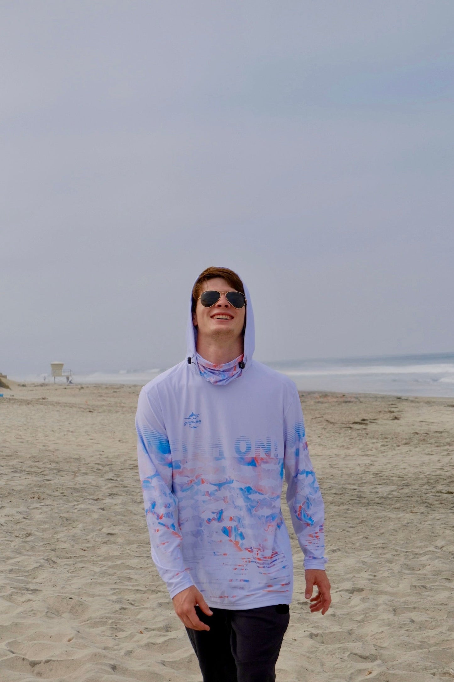 Angler 24-7 Fish On UPF Sun Protection Fishing Hoodie