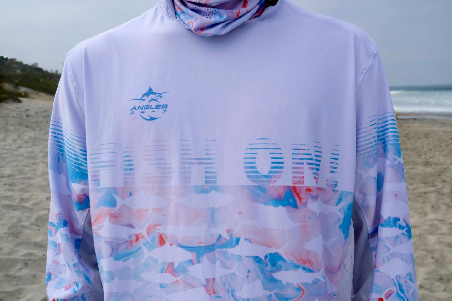 Angler 24-7 Fish On UPF Sun Protection Fishing Hoodie