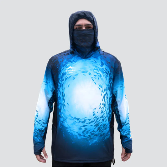 Angler 24-7 Fish Frenzy UPF Sun Protection Fishing Hoodie