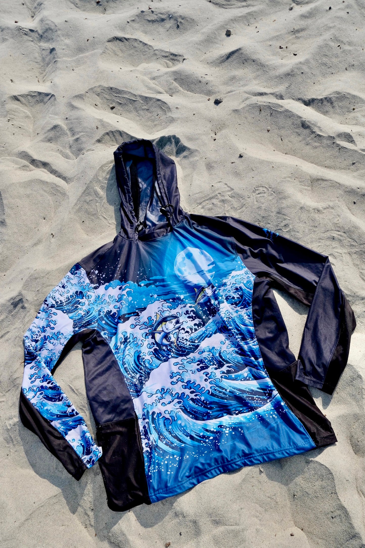 Angler 24-7 Midnight Voyage UPF Sun Protection Fishing Hoodie