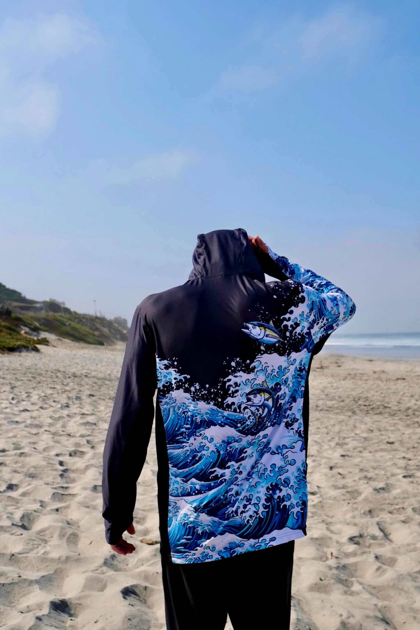 Angler 24-7 Midnight Voyage UPF Sun Protection Fishing Hoodie