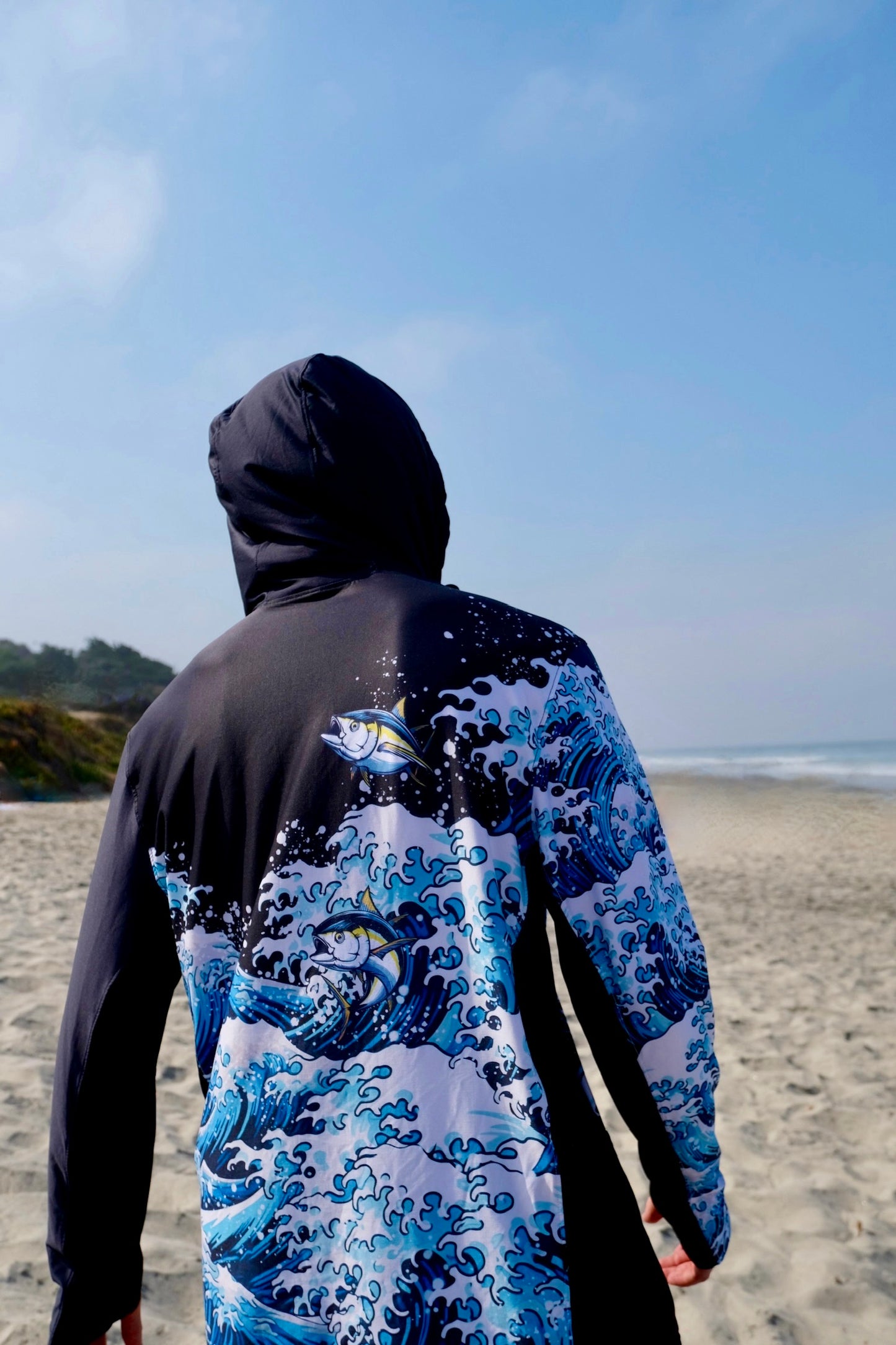 Angler 24-7 Midnight Voyage UPF Sun Protection Fishing Hoodie