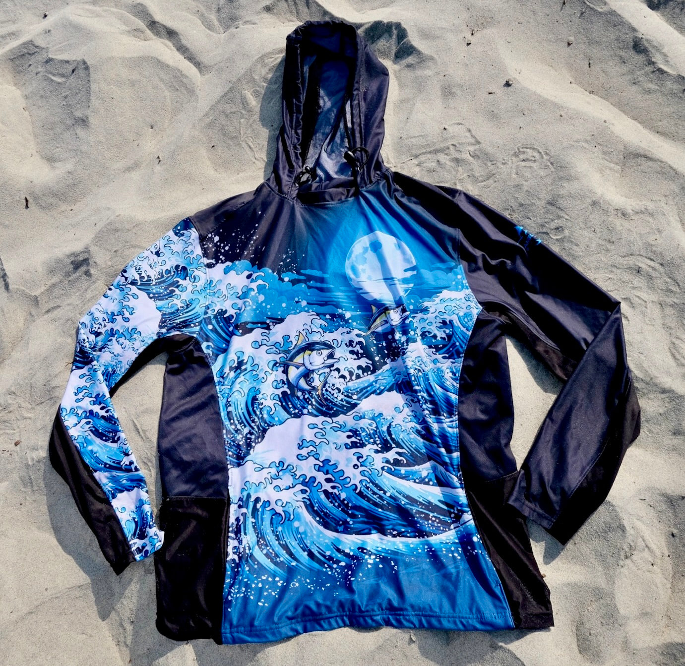 Angler 24-7 Midnight Voyage UPF Sun Protection Fishing Hoodie