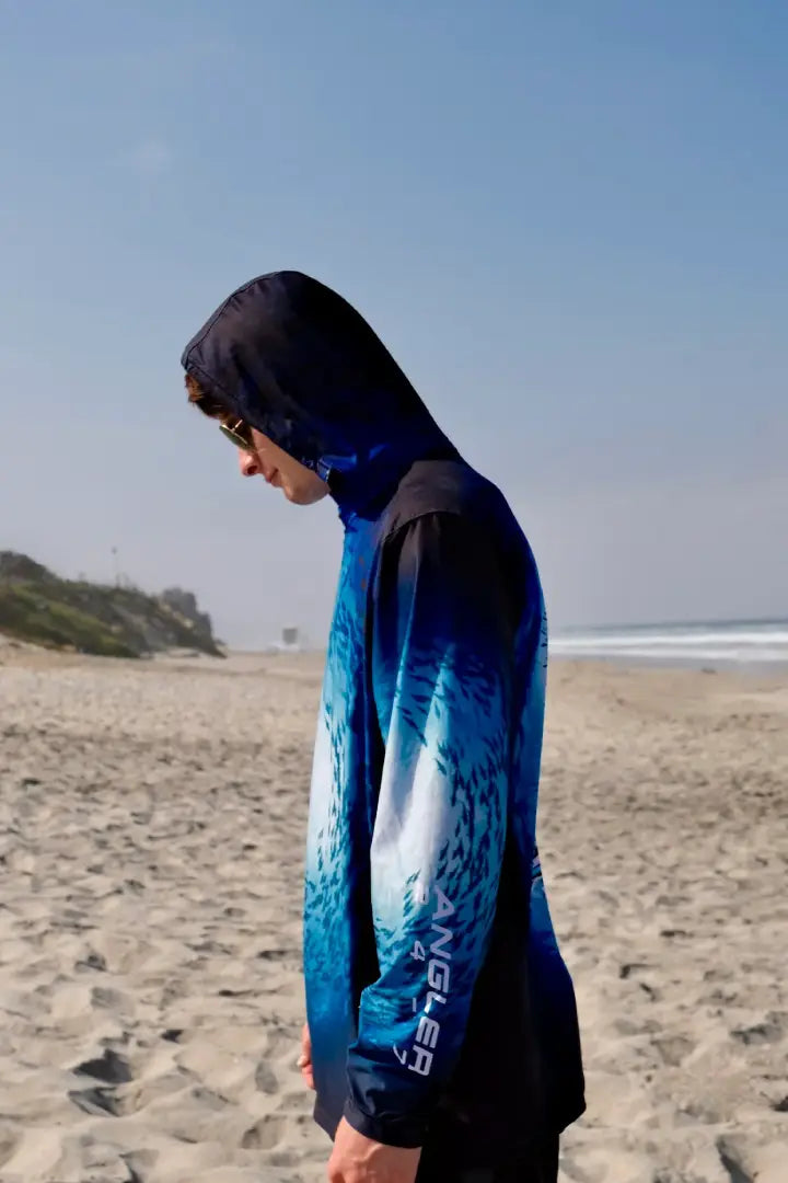 Angler 24-7 Fish Frenzy UPF Sun Protection Fishing Hoodie